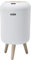 sapisecret Poubelle Automatique Électrique 10L Blanche avec Couvercle Design pour Salle de Bain et Cuisine - Petite Poubelle WC Toilette à Ouverture Automatique, Anti-Odeur, Intelligente (10L)