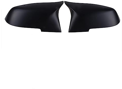WzMDg 1 Paar Spiegelkappen Außenspiegel für BMW F20 F21 F30 F31 F22 F23 F34 F36 1 2 3 4 Series,Rückspiegelgehäuse,Abdeckungen Seitenspiegel,Auto Spiegelkappen,A-Matte Black