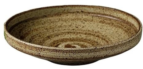 Bandeja de Cena Plato de sopa retro, plato hondo redondo, tazón de sopa, plato de restaurante, plato redondo de cocina japonesa, plato de comida occidental, plato de ensalada personalizado Plato de Ce