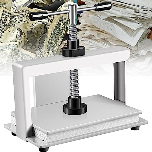 WOTZOV A3A4Manuelle Papierpresse, Bindemaschine, Papierglättungsmaschine, Papierglättungsmaschine zum Veredeln und Glätten von Finanzdateien, Expressbestellungen, Briefmarken, P，A3