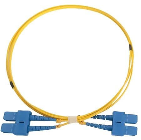 Mach Power Cavo Patch Fibra Ottica SC/SC Duplex SM 9/125 G625D LSZH, Single Mode 2,0mm per Switch e Data Center (2 metri)