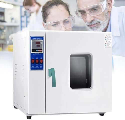 Forno di Essiccazione Digitale A Convezione Essiccatore a d'aria forzata, digitale 220V, elettrica orizzontale a getto, incubatore elettrico termostatico, da tavolo, laboratorio costante con