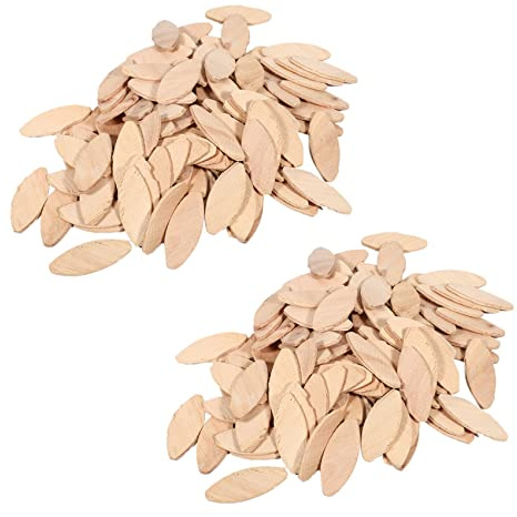 Giwnhvx 200Pcs No.20 Assorted Wood for Tenon Machine Woodworking Biscuit Jointer