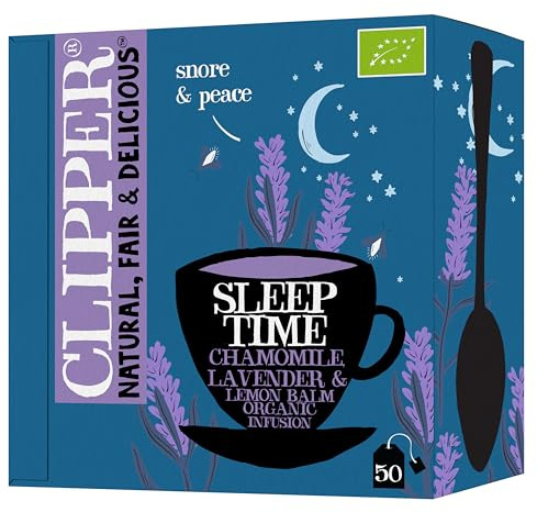 Clipper Sleep Time Herbal Infusions Envelop String & Tag 6 x 20 Teabags