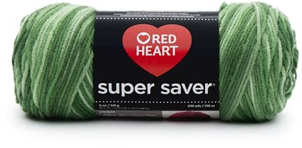 Red Heart Super Saver - Green Tones