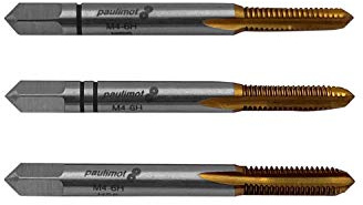 PAULIMOT Hand-Gewindebohrer-Satz 3-teilig M4 x 0,7
