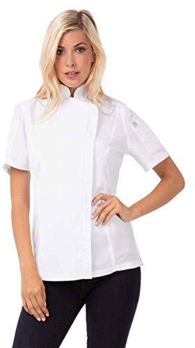 Chef Works Women's Springfield Chef Coat, White, Large