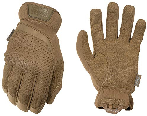 Mechanix Wear: FastFit Coyote taktiska arbetshandskar – beröringsförmåga, formnyckel, hög fingerfärdighet (XX-Large, Coyote)