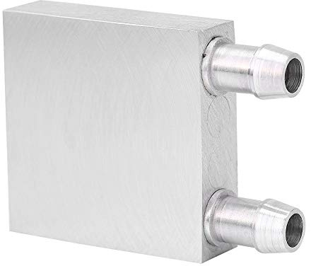 Bewinner Wasserkühlblock, CPU-Kühlkörper aus Aluminium für Laptop (40 x 40 x 12 mm)