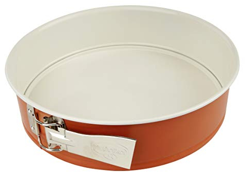 Dr. Oetker Moule à charnière Ø 26 DieMouse, moule à gâteau rond, moule à gâteau en tôle d'acier de haute qualité, moule à gâteau avec revêtement antiadhésif renforcé en céramique (Couleur : souris