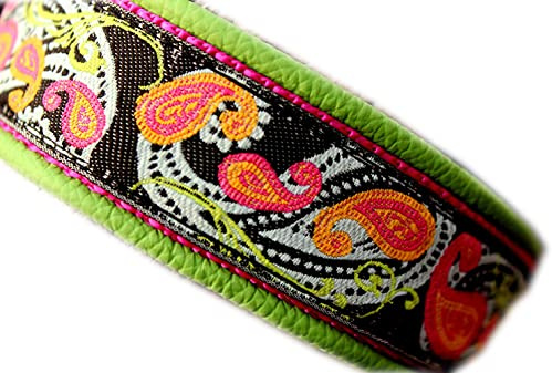 Halsband - Hundehalsband aus Leder selbst gestalten Klickverschluss Alu mit Gravur Name Halsband