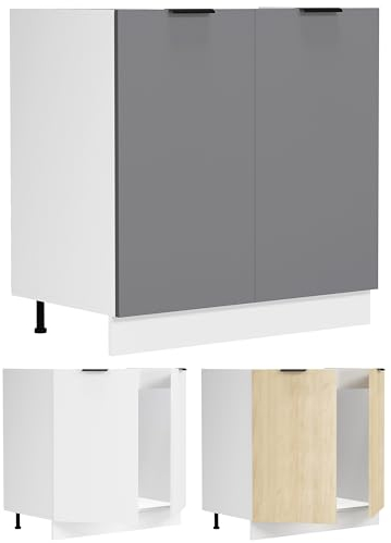 VCM Fregadero Mueble bajo Ancho 80 cm Fregadero Mueble bajo Fregadero Cocina Fasola Fregadero Mueble bajo Ancho 80 cm Fregadero Mueble bajo Fregadero Cocina Fasola