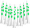 FINGER TEN Golf Tees Plastic Unbreakable 2 3/4 3 1/4 Inch Value 50 Count, 83mm 70mm Tee Durable Pro Upgrade Step Up Long Premium Color White Blue Orange Green Mixed (Beige, 3 1/4 Inch(83mm)