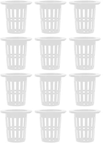 Yardwe 50pièces Panier De Culture Hydroponique Plastique Pot pour Plantes avec Aération Et Drainage Lot