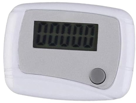 Renopfect Walking Step Counter - LCD Calorie Monitor | Compact Sports Pedometer for Distance - for Running Walking Daily Travel Gym Commuting Jogging Hiking Adults