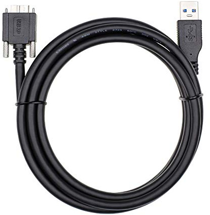 cablecc - Cavo USB 3.0 tipo A maschio a micro USB 3.0 B maschio con viti di montaggio per Hard Disk Cellulare