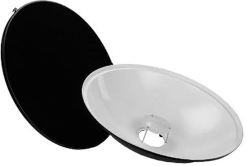 Fotodiox Pro Beauty Dish 71,1 cm mit Wabengitter und Speedring für Photogenic Studio Max Stroboskoplicht und mehr