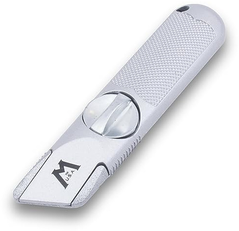 MARSHALLTOWN Fixed Blade Utility Knife, Fixed Blade, With Retractable Option, Durable Zinc Alloy Body, 998
