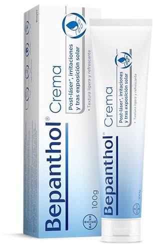 Bepanthol Crema Hidratante, Protege y Regenera la Piel Seca e Irritada, incluso Tras Tratamientos Estéticos y Exposición Solar, 100 g
