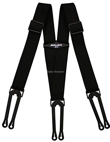Bauer Hosenträger für Jugendliche Large/X-Large Schwarz