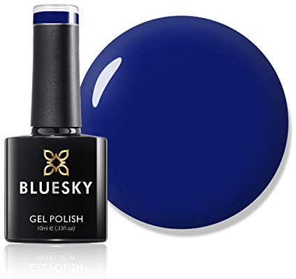 Bluesky Gel Nail Polish, Navy Seals A024, Blue, Dark, Navy, Long Lasting, Chip Resistant, 10 ml (Requires Drying Under UV LED Lamp)