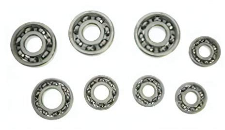 Kugellager SET Rollermotor RM150, SR59, RM150/1 (SKF-MARKENLAGER: 3x 6303 C4/ 1x 6202 C3 / 1x 6004 C3 / 3x 6201 C3) (8-teilig)