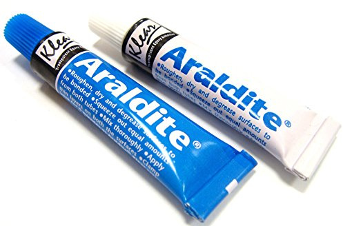 Araldite 2-Komponenten-Kleber aus Epoxidharz, transparenter Epoxy-Kleber, transparenter Schnellhärter, 10 g