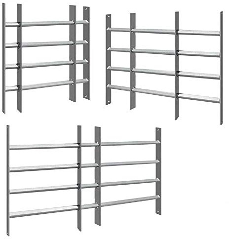 Bc-elec - AWB-603 Ausziehbares Fenstergitter, Fensterschutzgitter, Sicherheitsgitter 60x100 bis 150cm