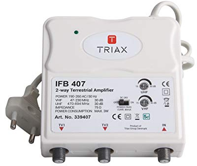 Amplificateur Interieur Ifb407 2 Sorties Lte700 339407 Triax