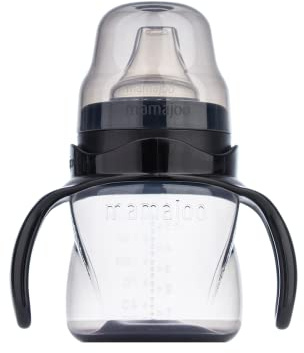 mamajoo Trinkbecher 160 ml für Babys und Kleinkinder, auslaufsicherer Trinklernbecher ab 6 Monate mit Anti-Kolik-Ventilsystem, Baby Trinkbecher mit ergonomischen Griffen, trinken lernen, BPA-frei