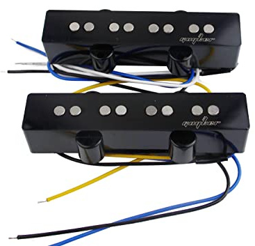 Guyker vintage stil JB jazz elektrisk bas gitarr pickup alnico pickups set hals/bås pickup ersättning