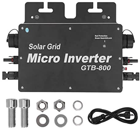 Micro-onduleur Solaire 800W, contrôleur de Micro-onduleur, Identification Automatique de Micro-onduleur de Connexion de réseau Solaire de contrôle WiFi B,110V