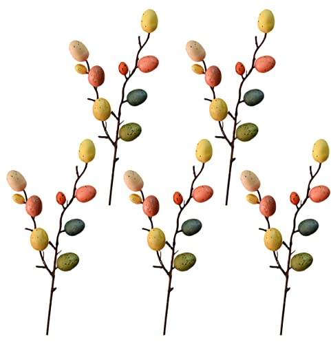 Hoement Osterei-dekor DIY Osterblumen-Arrangement-Ei Bastelei Dekoratives Osterei Für Ostern Eier Zum Hängen Für Zimmer Schlafzimmer Büro