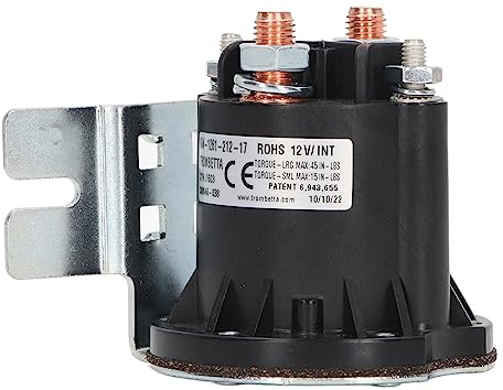 Qiilu 12V Pompa Olio Elettrica DC Contattore Sensibile Piccola 684 2461 212 17 Sostituzione per Carrello Elevatore TROMBETTA DC12V