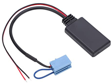 Auto Bluetooth AUX-Modul, Bluetooth AUX Eingangsmodul 8-poliger Mini-ISO-Anschluss 5.0 Bluetooth-Audioadapter Ersatz für Smart Fortwo 450 Radio