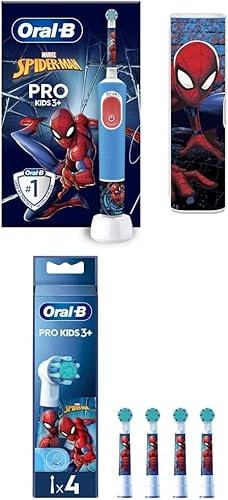 Oral-B Vitality PRO Kids Giftset - Spider-Man + Spider-Man 4pk