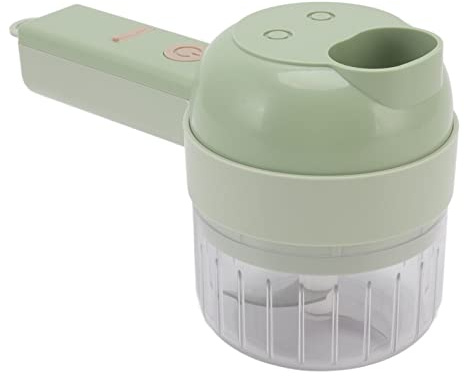 Electric Garlic Chopper, Safe Wireless Food Processor 4 in 1 Easy To Fast Cutting Handheld for Kitchen