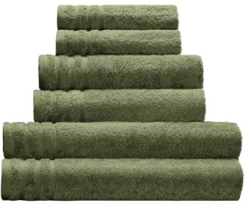 Kleine Wolke Frottier Gästetuch ROYAL Forest 30x 50 cm | OEKO-TEX, 500 g/qm, vegan ohne tierische Bestandteile hergestellt, mit Aufhängeschlaufe, bei 60° C waschbar, 100% Baumwolle