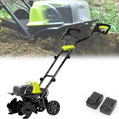 JODAIS Motozappe Elettriche, Macchina per la Lavorazione e l'allentamento Elettrico di 180 Giri/min, Microtiller Piccolo Aratro Tornitura Domestica Scavo del Terreno Coltivatore