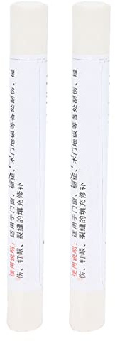 GLOGLOW Pastello per la riparazione di vernice per mobili, materiale cerato, penna per riparazione di mobili in legno, dimensioni 11 x 1,3 cm, uso domestico e ufficio (bianco caldo)