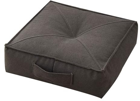 LlAMZYOU Cojines De Suelo Exterior Jardin, Cojín Decorativo De Asiento, Cojines para Sillas Terraza, para Silla De Casa Cojín De Asiento Cuadrado Suave Cojín del Sofá (20 50x50x15cm)