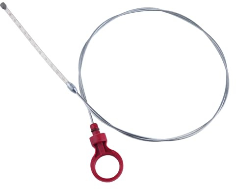 GOLD DEER Oil Dip Stick for Checking Oil Fluid, Car Engine Oil Level Dipstick Indicator Stainless Steel Gauge Replacement for Audi A4 Q5 Passat B8 Tiguan L OEM# CJ5Z-6750-A Universal for SUV, Truck