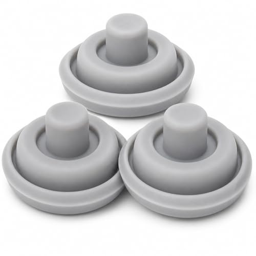 Pack of 3 Rubber Seal Indicator Valve Cooking Pot WMF Perfect Plus Ø3cm | Compatible pots 2.5L to 8.5L, heat and pressure resistant silicone, reliable sealing, quick installation without tools