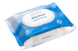Toallitas desmaquillantes cara y ojos piel seca y sensible con aloe vera Paquete 25 ud. Pack 2