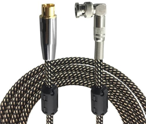 UDHBJEBQ Cavo Video 4 Pin Maschio S-Video a BNC Maschio Femmina 75-5 Cavo di interconnessione del Segnale Video del Monitor Q9 Linea di Sicurezza Video OFC 1M 2M(S to L BNC Male,8m)