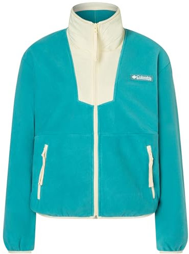 Columbia Donna Sequoia Grove Fleece giacca, teal-lemon wash, XL