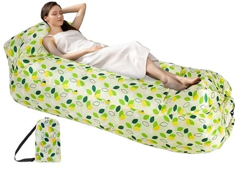 Aufblasbares Sofa, Luftsofas für Camping, faltbar, wasserdicht, tragbar, bequeme Liege für Sitzen, Reisen, Outdoor, Schlafen, Filmfestival