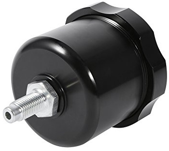 Yctze Tanque de Aceite de Aluminio Universal de Fluido de Frenos de Mano Hidráulica para Carreras de Deriva Fácil de 3 Colores Rojo Negro Azul (Black)