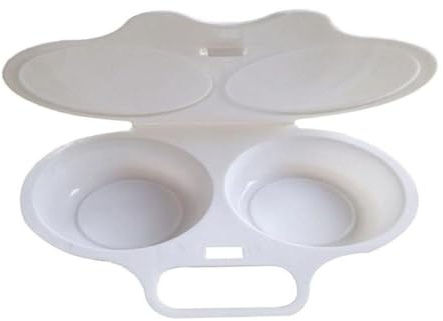 Innovativa scatola per friggere a microonde per omelette e uova per cuocere uova a vapore, adatta per cucinare il contenitore per la colazione