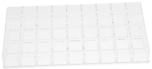 Homoyoyo Organizador de Maquillaje Transparente Grande con Compartimentos Caja de Almacenamiento Multifuncional para Pintalabios Brillo Labial y Cosméticos Diseño Vertical para Escritorio